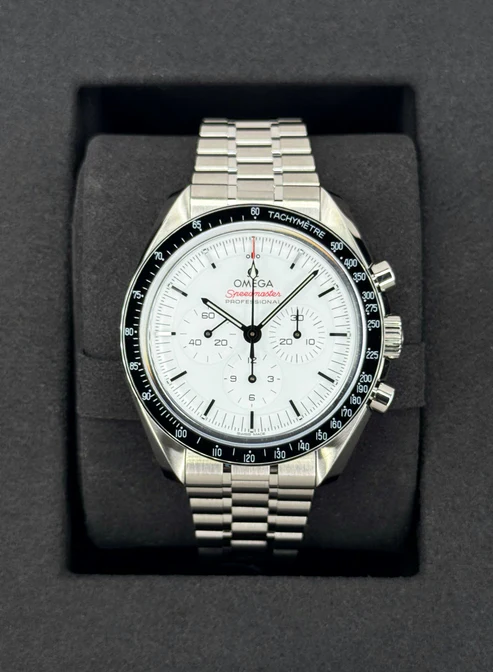 NEW 2025 Omega Speedmaster Moonwatch Pro 310.30.42.50.04.001 42mm White Dial