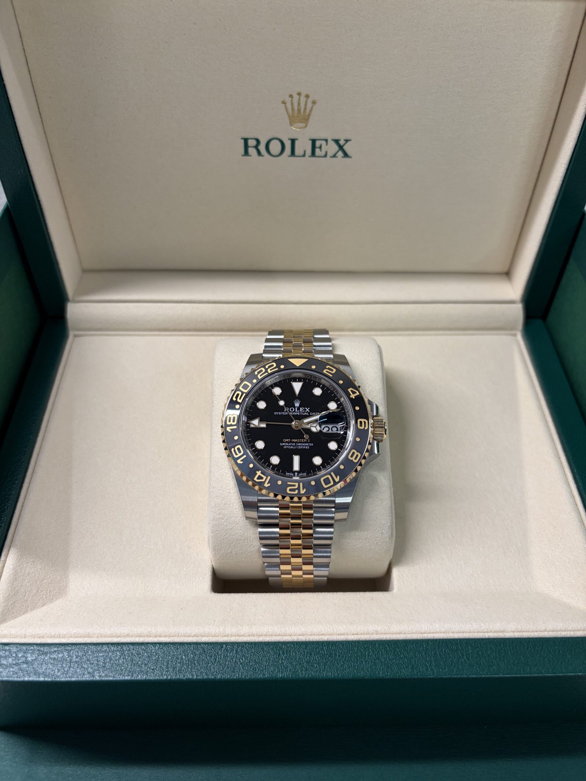Rolex GMT Master II 126713GRNR Zombie Two Tone Yellow Gold – New