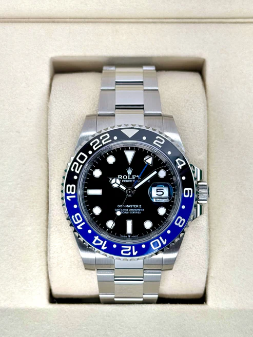 NEW 2025 Rolex GMT-Master II “Batman” 40mm 126710BLNR Oyster